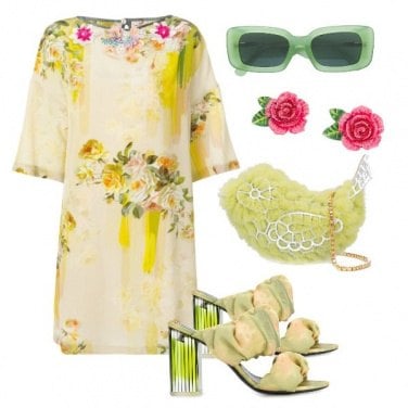 Outfit Rose e ... uccellino