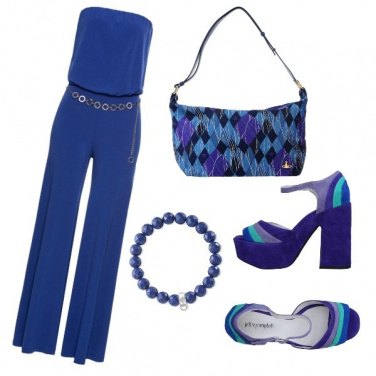 Outfit Blu elettrico