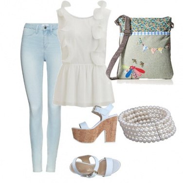 Outfit Borsa di tela bucolica