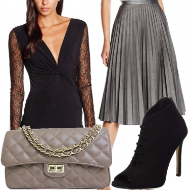 Outfit Gonna d\'argento!