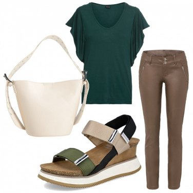 Outfit Pantalones Marrón Mujer: 23 Outfit Mujer | Bantoa