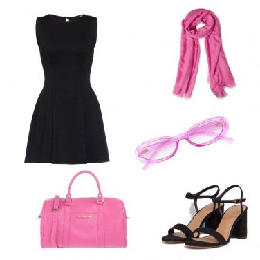 Outfit Un tocco di rosa