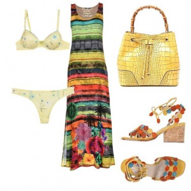 Outfit Giallo estate 2018