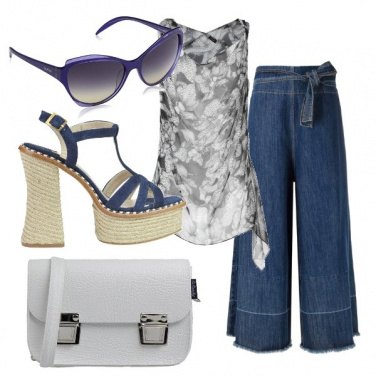 Outfit Jeans Palazzo