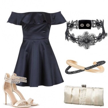Outfit Pizzi e paillettes