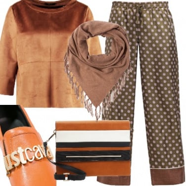 Outfit Caramello e cannella