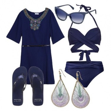 Outfit Mare blu