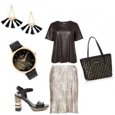 Outfit Black and Gold
