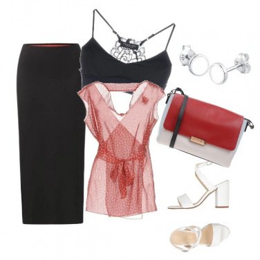 Outfit La gonna con lo spacco