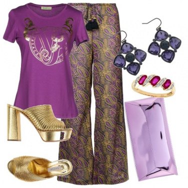 Outfit Pantalone palazzo