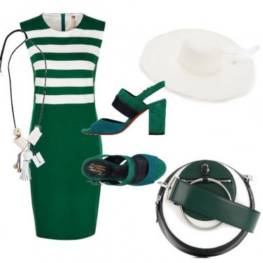 Outfit Verde e bianco