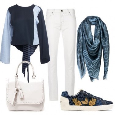 Outfit Basic in blu