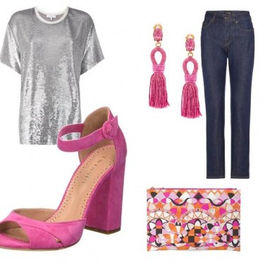 Outfit T-shirt metallo
