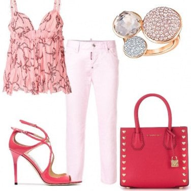 Outfit Bella in rosa