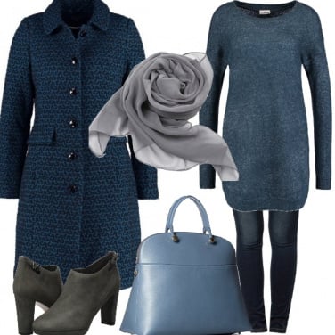 Outfit Casual blu