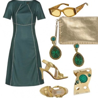 Outfit Oro e giada