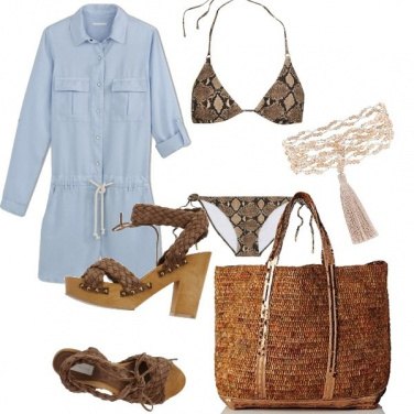 Outfit Playsuit da spiaggia
