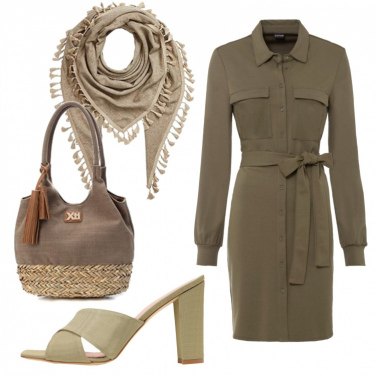Outfit Sandalias de tacón Verde Mujer: 6 Outfit Mujer | Bantoa