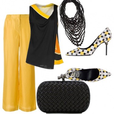 Outfit Giallo e nero