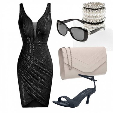 Outfit Vestidos tubo Negro Mujer: 3 Outfit Mujer | Bantoa