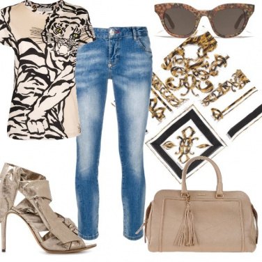 Outfit Jeans e t-shirt