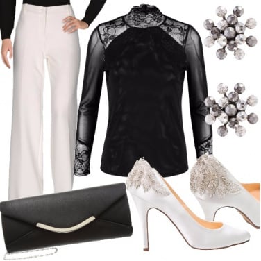 Outfit Chic in black and white