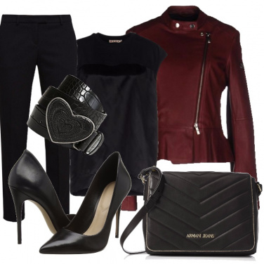 Outfit Biker stiloso