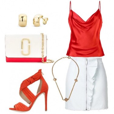 Outfit Rosso e bianco