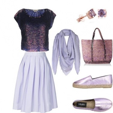 Outfit Rosa+violetto=chic