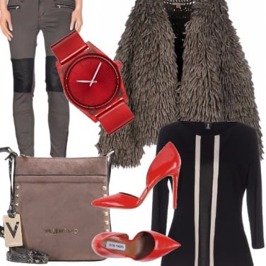 Outfit Un tocco di rosso