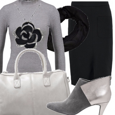 Outfit Il fiore nero