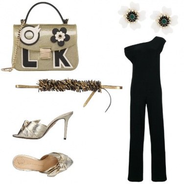 Outfit Gold night