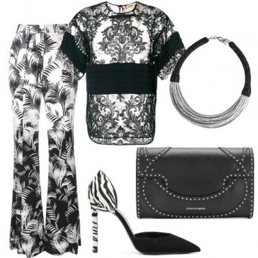Outfit Bianco e nero