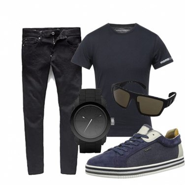 Outfit Camiseta Azul Hombre: 29 Outfit Hombre | Bantoa