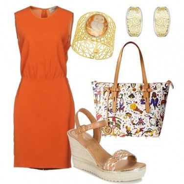 Outfit In ufficio con i colori del sole