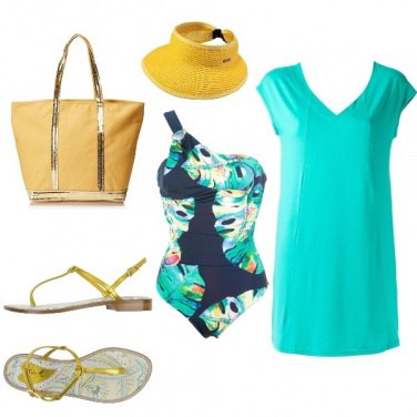 Outfit Verde+giallo =estate