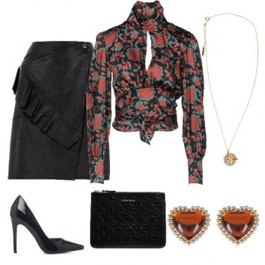 Pochette da donna in nero con zip in pelle Comme Des Garçons Wallet | Bantoa