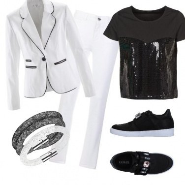 Outfit Bianco e nero