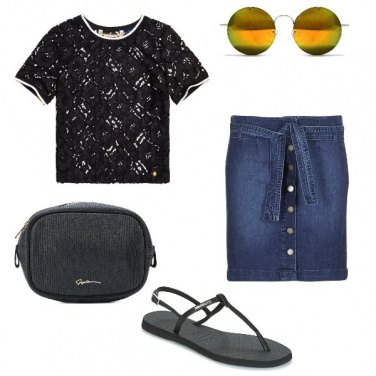 Outfit Gonna in denim