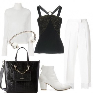 Outfit Bianco e nero