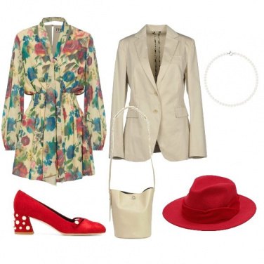Outfit Tocchi di rosso