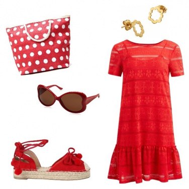 Outfit Red passion