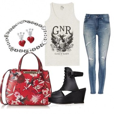 Outfit Canotta musicale