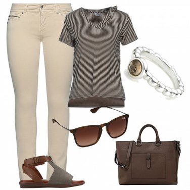 Outfit Pantalones Beige Mujer: 31 Outfit Mujer | Bantoa