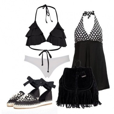 Outfit Fiocchetti e frange