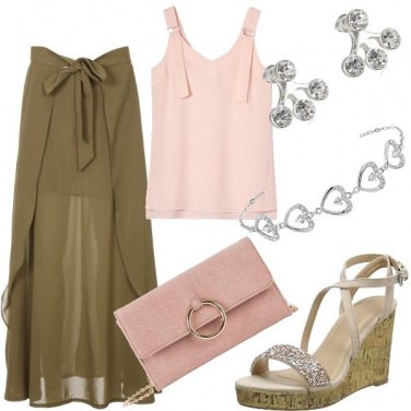 Outfit Gonna lunga e svolazzante