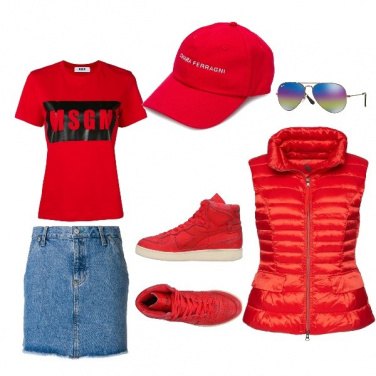 Outfit Gran Premio a Maranello look
