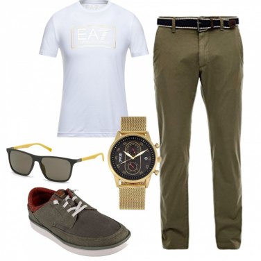 Outfit Scarpe stringate Verde Uomo: 1 Outfit Uomo | Bantoa