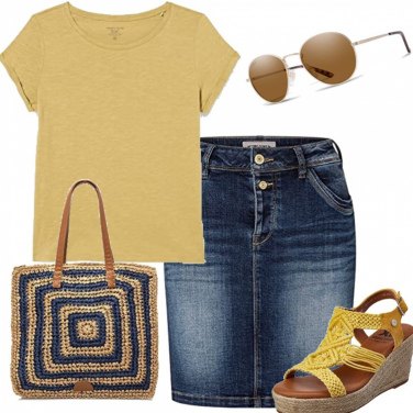 Outfit Faldas Azul Mujer: 45 Outfit Mujer | Bantoa