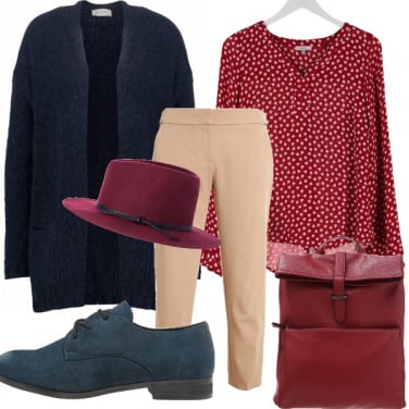 Outfit Domenica per i mercatini d antiquariato.